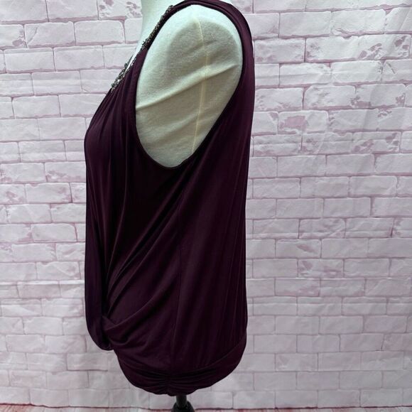 Express purple party top size small petite - Picture 5 of 9